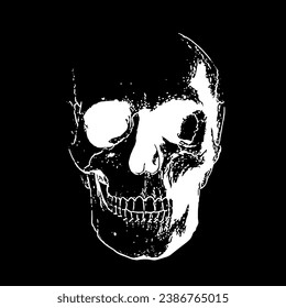 Skull Face Head Illustration Vector EPS PNG Transparente Sin imágenes de fondo 