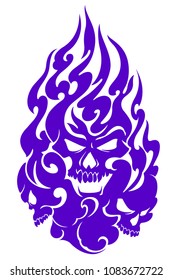 The skull and fire illustration,
I designed the skull and fire,
