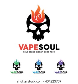 Skull Fire logo for E-Cigarette Business
