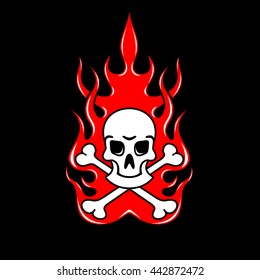 skull fire red