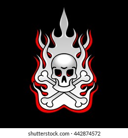 skull fire red