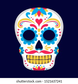 Skull Flat Design Day of the Dead