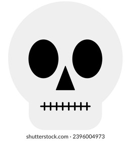 Skull Flat Illustration and icon, etc