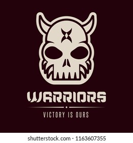 Skull Flat Logo