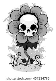Skull flower