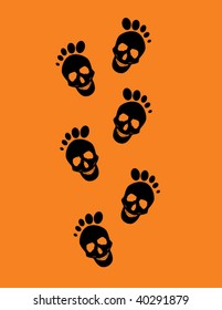 skull footprints