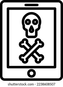 Skull Game Vector Icon which is suitable for commercial work and easily modify or edit it

