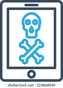 Skull Game Vector Icon which is suitable for commercial work and easily modify or edit it
