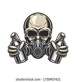 Schädelgasmaske