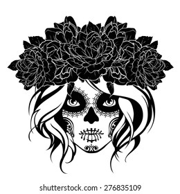 Download Feminine Girl Skull Tattoo