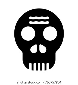skull Glyph icon