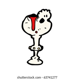 caricatura de goblet cráneo