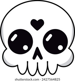 Skull gothic illustration  pattern, for fabrics and backgrounds, vector