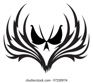 Skull graphic