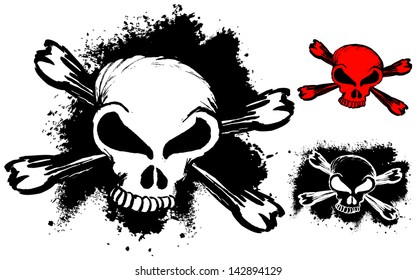 Skull Grunge