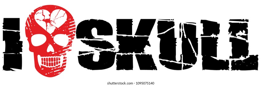 skull, grunge vintage design t shirts