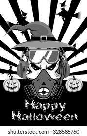 skull, halloween, vector