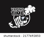 skull hand vape logo, skull hand logo, vape logo, vapor logo