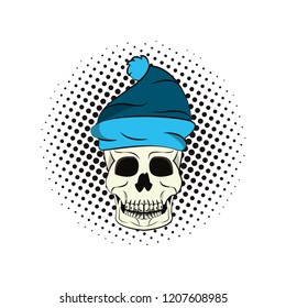 Skull with hat