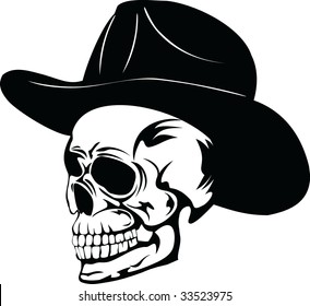 skull in hat