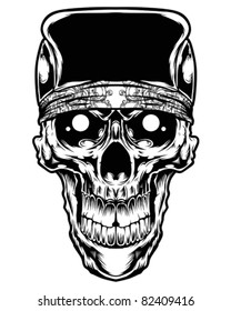 Skull head caps