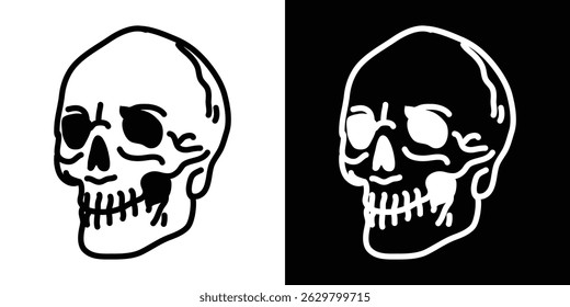 Skull Head
Cartoons Cute Funny Drawing Sketch Doodle Illustration Hand Drawn Freehand Free Hand