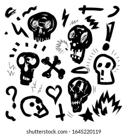 tatuaje de cabeza muerta