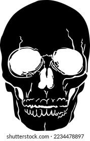 Skull Head - (Editable file) Vector Illustration