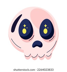 skull head esoteric concept icon