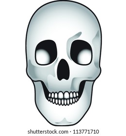 Skull head Halloween icon