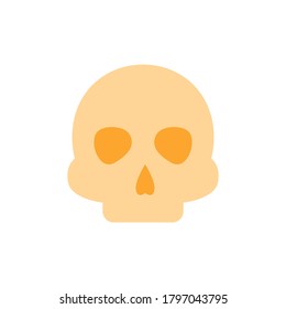 Skull head icon. Simple color vector elements of esoteric icons for ui and ux, website or mobile application