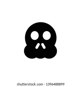 skull, head icon vector illustration