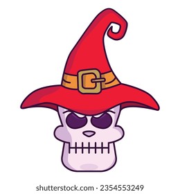 Skull head icon vector on trendy design