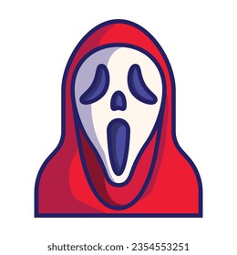 Skull head icon vector on trendy design