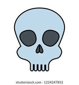 skull head isolated icon