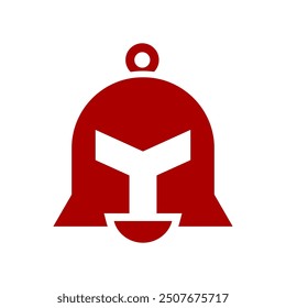 skull head logo fire vector cool simple modern