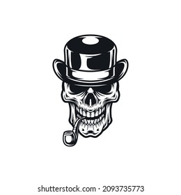 Skull Head Mascot Logo Design