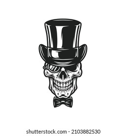 Skull Head Mascot Logo Design