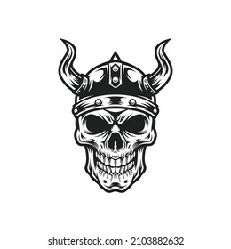 Skull Head Mascot Logo Design