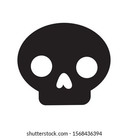 skull head mask painted icon vector illustration design