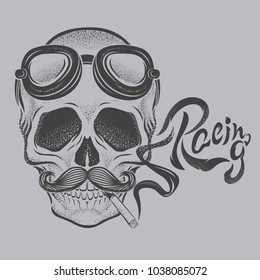 skull head racing