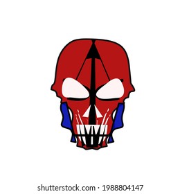 skull head skeleton art background