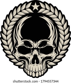 ILUSTRACIÓN DEL DISEÑO DEL VECTOR DE LA CABEZA DE LA CABEZA