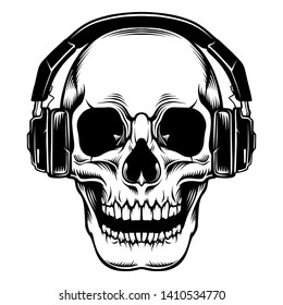 skull head vector. EPS format