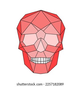skull head vector illustration image