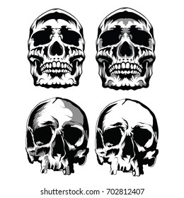Skull Head Vector Illustration Pack