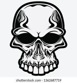 Skull Head Vector Illustrations