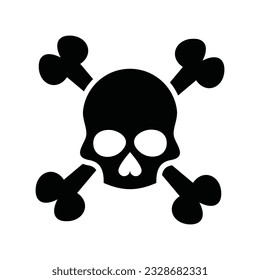 Skull Head Vector Logo Design Template