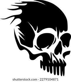 Skull - High Quality Vector Logo - Vector illustration ideal for T-shirt graphic