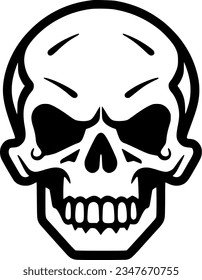 Skull - High Quality Vector Logo - Vector illustration ideal for T-shirt graphic